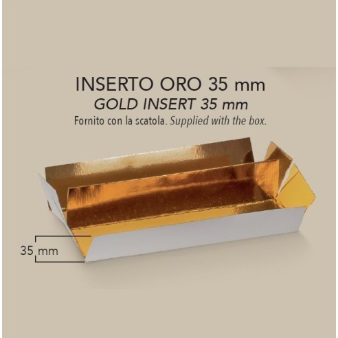 50pz Scatola per Dolci bianca e oro