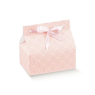 Bomboniera Scatola Confetti modello CHIC Matelasse ROSA 14 x 9 x h 6 cm Confezione 100 pz art 37508