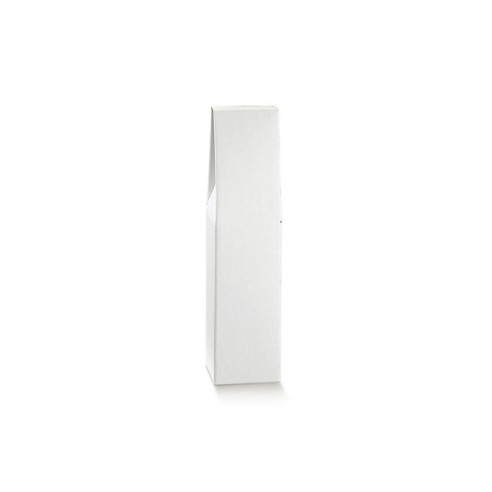 Scatola porta 1 Bottiglia modello ECO Colore BIANCO liscio misura 9 X 9 X H 37 cm Confezione 50 pz Art 30034