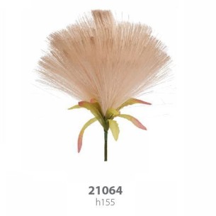 PICK pianta DANDELION finta colore NUDO decorazione wedding matrimonio H 15,5 cm Confezione 24 pz art 21064