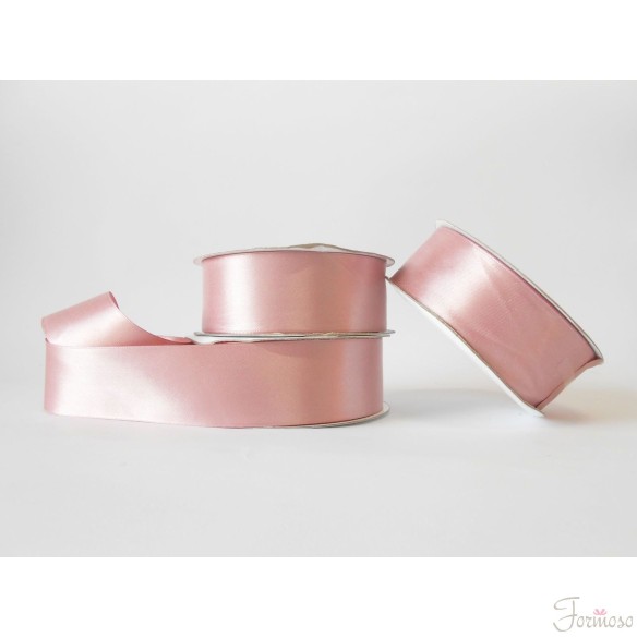 Nastro doppio raso rosa chiaro 15mm x 50 m. - Bomboniere Dolci Emozioni