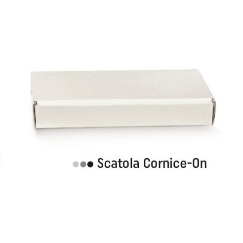 Scatola bomboniera tipo cornice - on colore fibra bianco 26 x 23 x h 3 confezione 10 pz art 19071