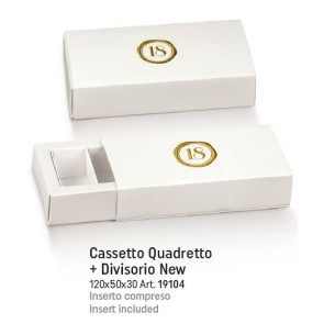 Scatola confetti tipo cassetto con numero 18 esimo complanno 12 x 5 x h 3 cm confezione 10 pz art 19104