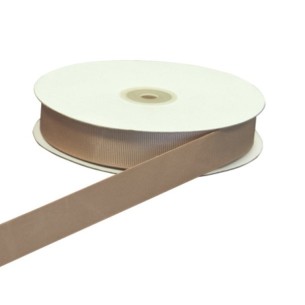 Nastro GROSGRAIN BEIGE rotolo bobina Laghezza 1 cm x 50 mt Decorazione fai da te - art DG1003