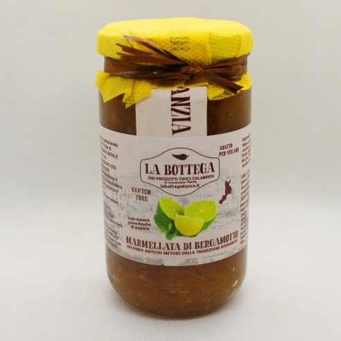 Barattolo delizia marmellata di Betgamotto 100% Italiano confezione 200g Art MARMBERGAM200