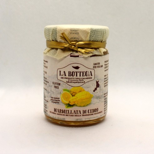 Barattolo delizia marmellata di Cedro 100% Italiano confezione 200g Art MARMCEDRO200