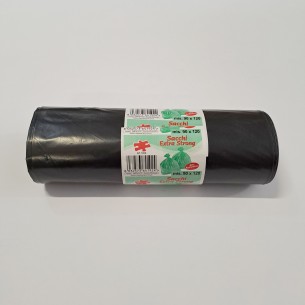 Sacchetto Busta Spazzatura Biodegradabile Nero condominio 90 x 120 rotolo da 660gr Art 90X120NERO