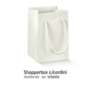 SCATOLA SHOPB.C 90X90X140 FIBRA BIANCO CONF.DA 10PZ ART.29639