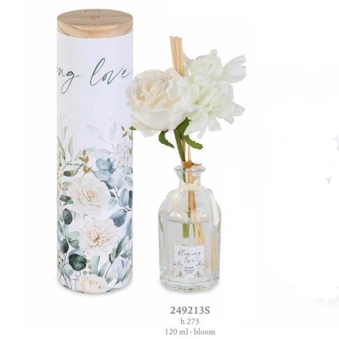 BOMBONIERA  MATRIMONIO DIFFUS.BLOOMING LOVE 120ML+SCATOLA  ART. 49213