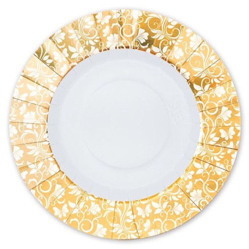 Piatti Celebrity ORO 30 cm Natale Anniversario 8 pz Art 30257