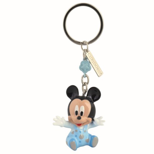 Bomboniera Mickey Mouse Topolino Disney Celeste porta chiave Art 69502