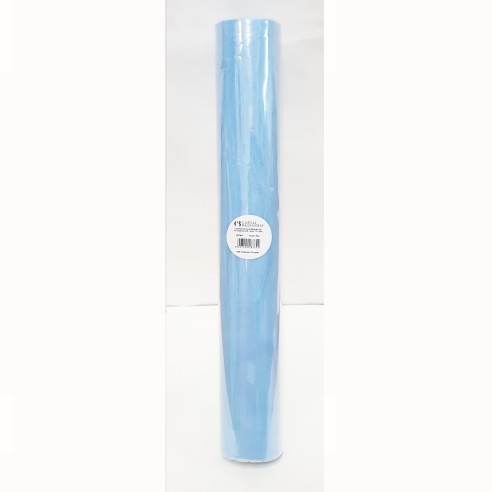 Bobina 50 cm per 25 mt rotolo tulle decorazioni bomboniere colore Celeste art 28764