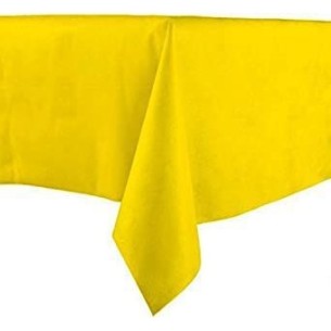 Tovaglia TNT Tessuto non Tessuto per ristorante Bar e altro misura 1,0x1,0 Mt monouso tinta unita colore Giallo conf. 25 pz Art 