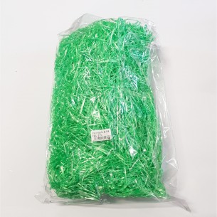 Paglia truciolo VERDE MELA per cesta natalizia PASQUA o da imballo fai da te confezione da 250g Art. 5912.10