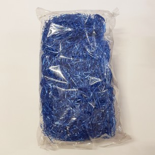 Paglia truciolo BLU per cesta natalizia PASQUA o da imballo fai da te confezione da 250g Art. 5912.08