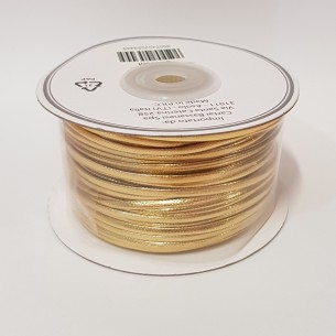 Decorazione Cordoncino colore ORO  D 2 mm rotolo bobina 50 mt  - art 20709