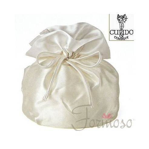 Sacchetto saccoccio bianco bomboniera matrimonio anniversario 18x14x h 28 Cm art 56539